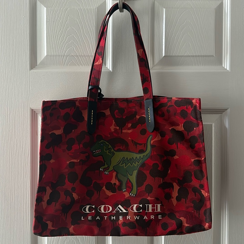 Coach Rexy Camo Tote